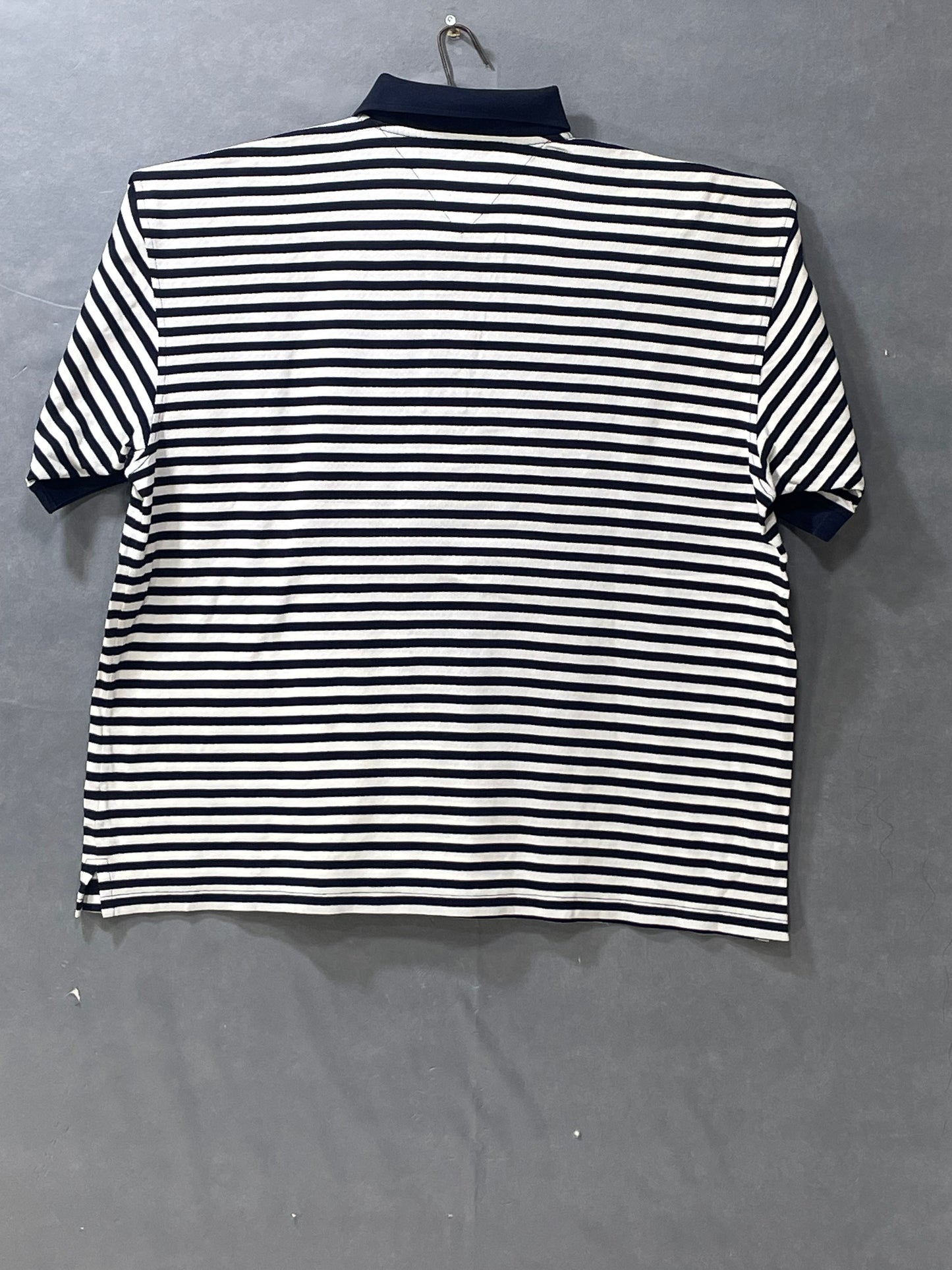 Tommy Hilfiger White Branded Original Cotton Polo T Shirt For Men L