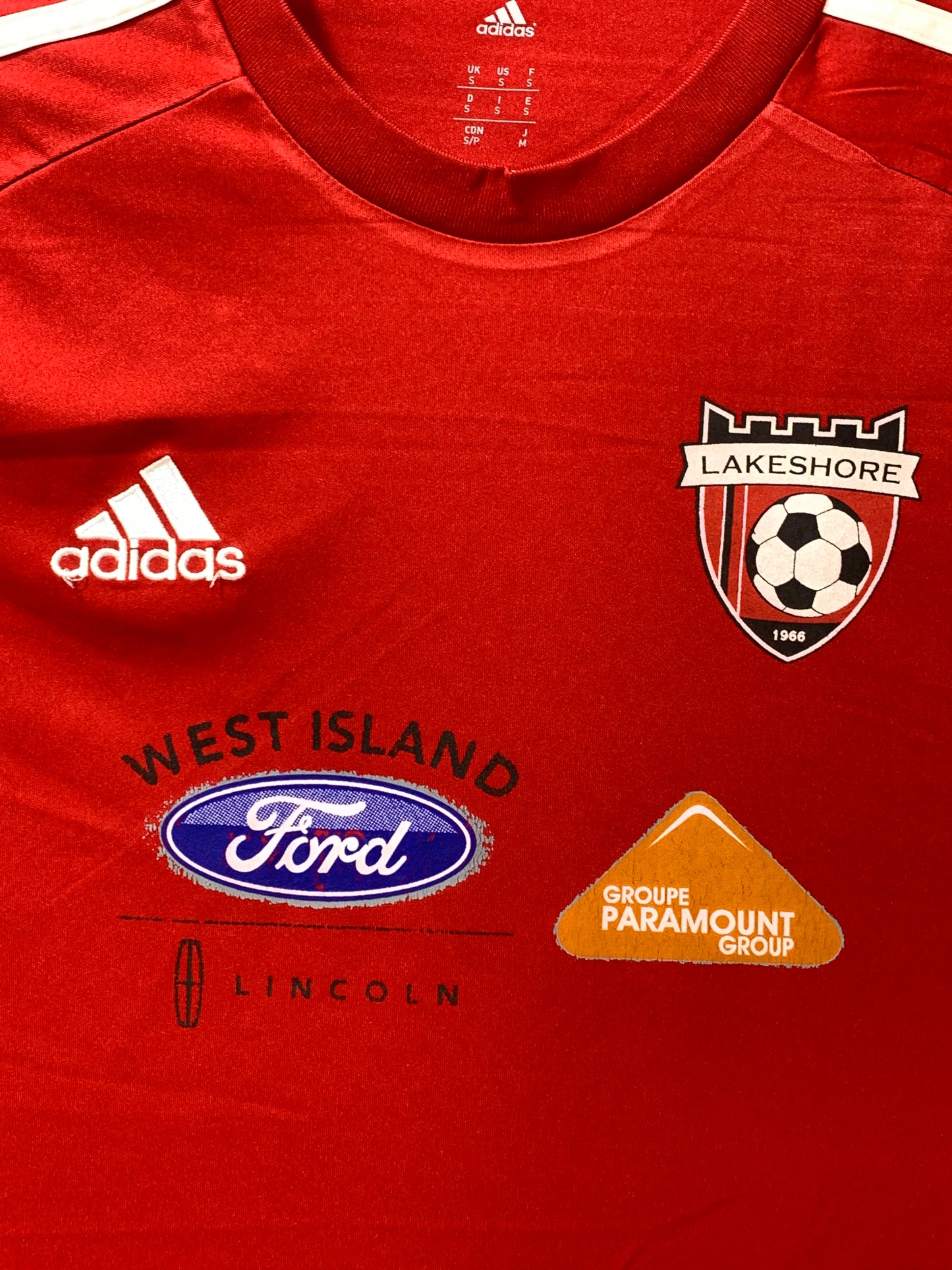 Adidas Red Sports For Women T Shirt S