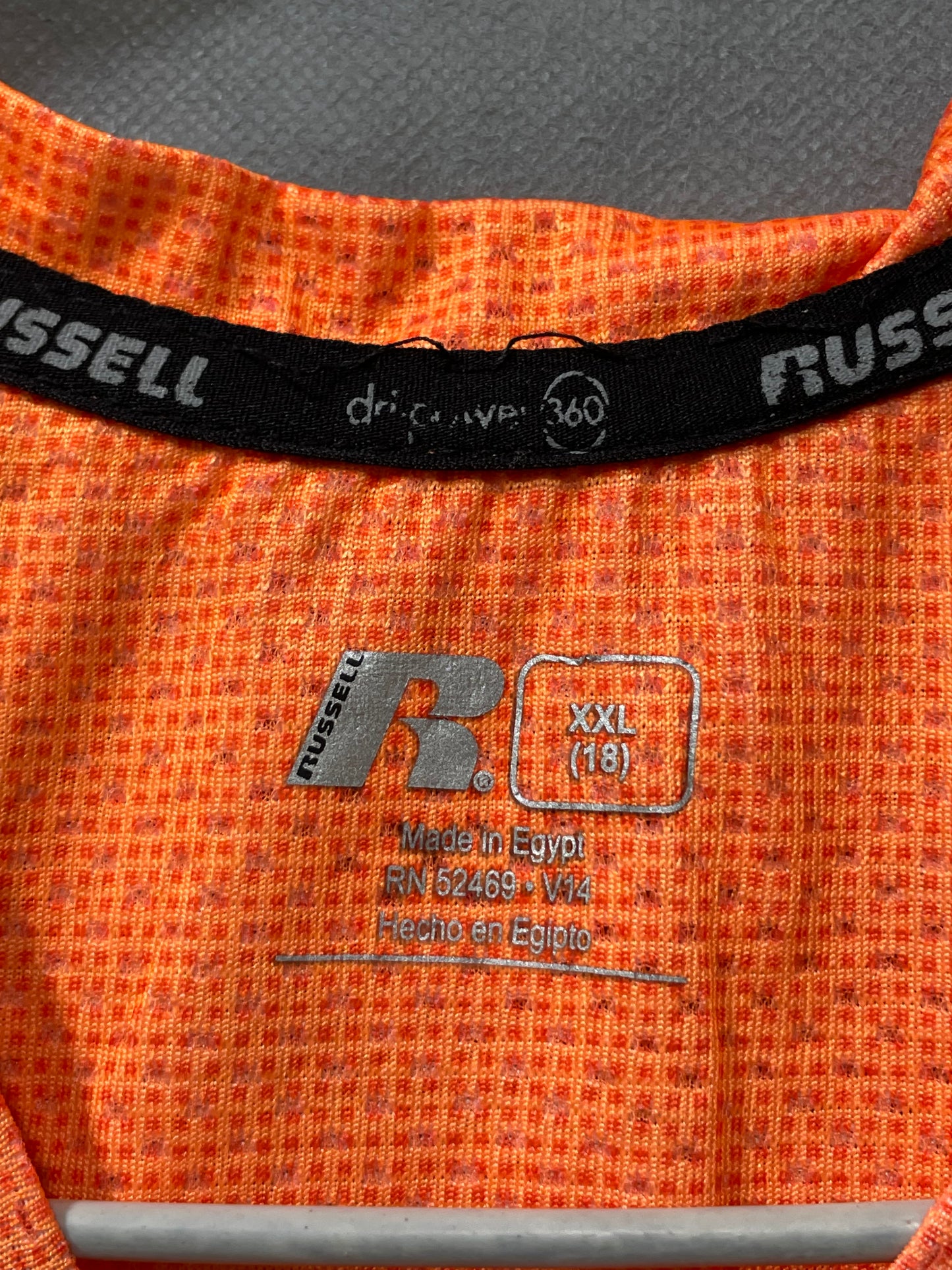 Russell Orange Sport For Women T Shirt Medium
