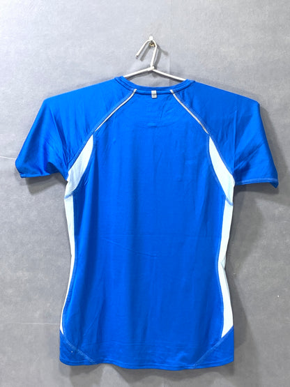 Nike Blue Sports For Women T Shirt X Small