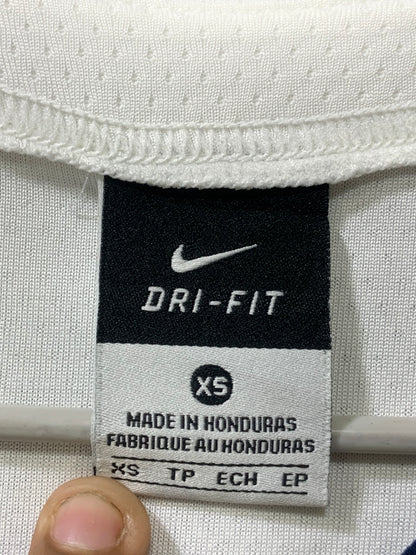 Nike Dri Fit White Sports For Women T Shirt X Small