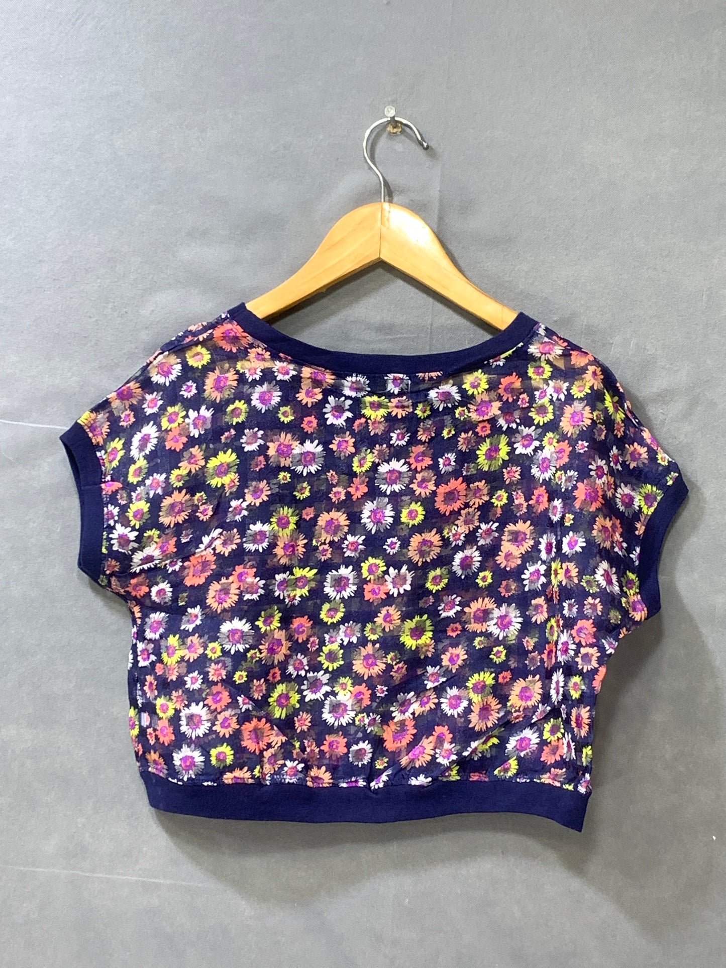 Disney Blue Sports For Women Crop Top M