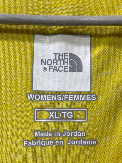 The North Face Yellow Sports For Women T Shirt X Large