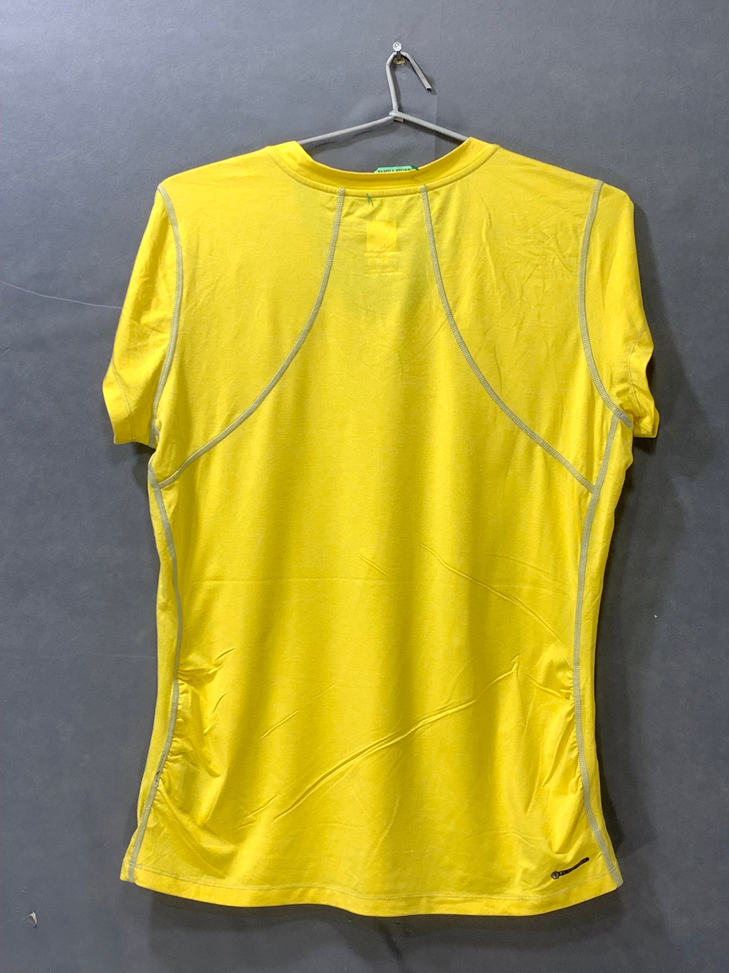 The North Face Yellow Sports For Women T Shirt X Large
