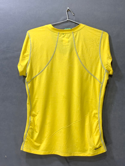 The North Face Yellow Sports For Women T Shirt X Large