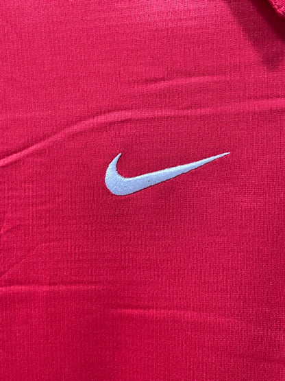 Nike Red Sport For Women Polo T Shirt Large