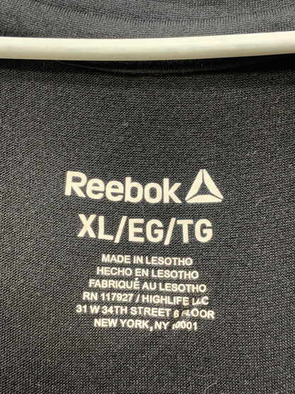 Reebok Black Sports For Women T Shirt X Large