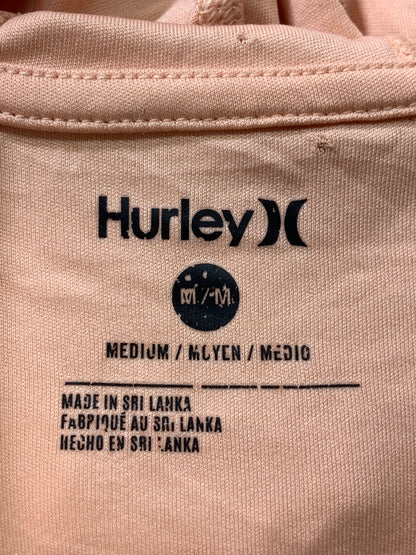 Hurley Cream Sports For Women Hood T Shirt M