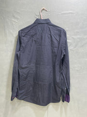 Hugo Boss Blue Cotton Shirt For Men M