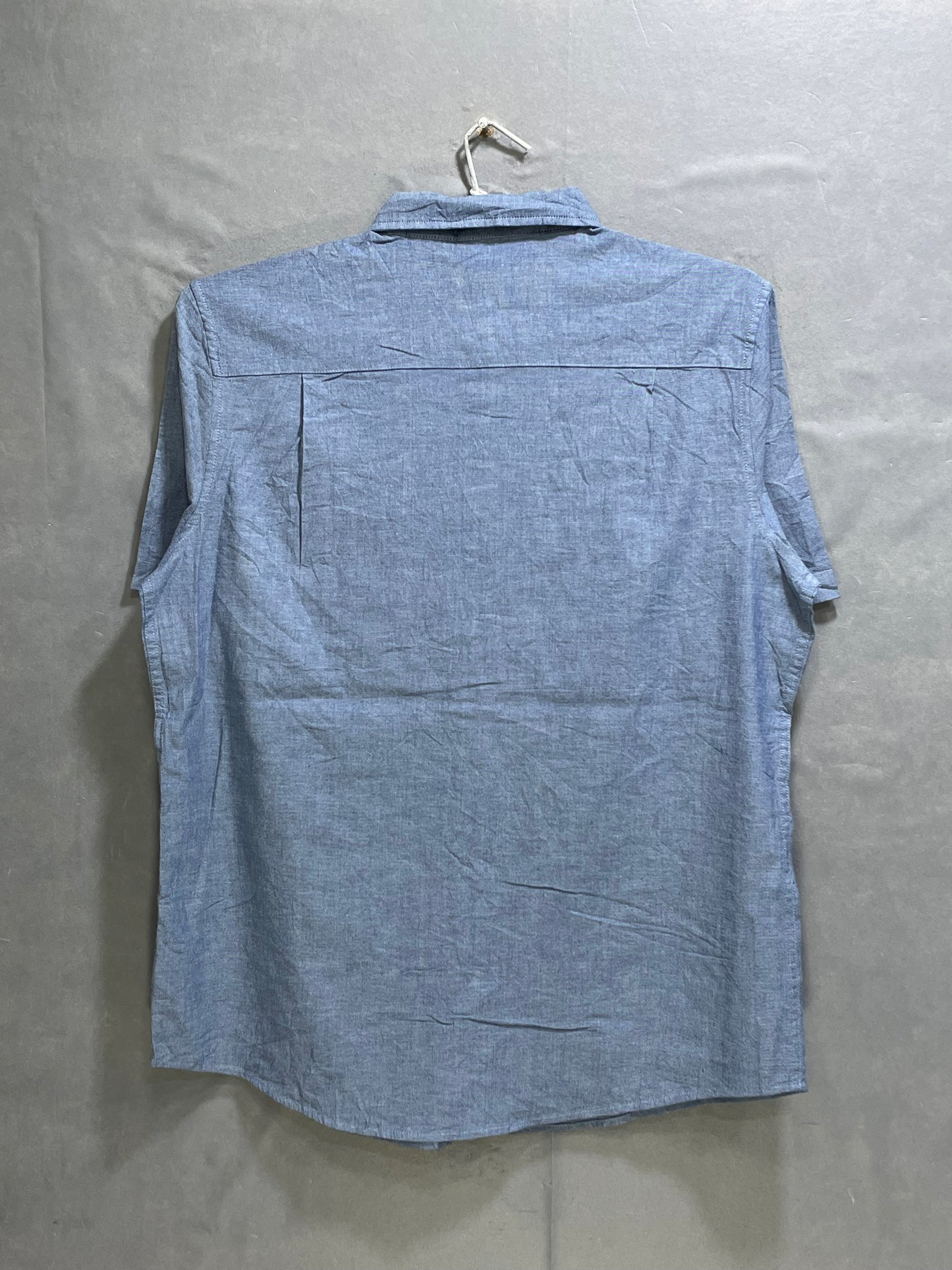George Blue Cotton Shirt For Men L