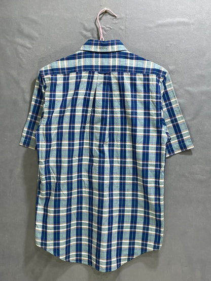 Inc Blue Cotton Shirt For Men S