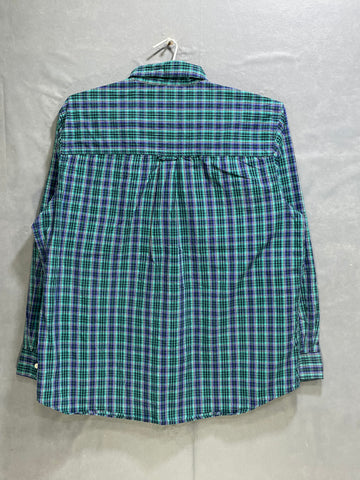 Chaps Blue Cotton Shirt For Men XL