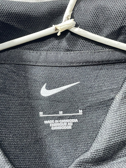 Nike  Dri Fit Black Sport For Women Polo T Shirt Medium