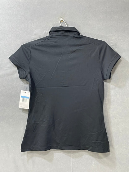 Nike  Dri Fit Black Sport For Women Polo T Shirt Medium