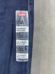 Super Skinny Blue Denim For Women Pant Medium