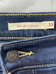 Super Skinny Blue Denim For Women Pant Medium