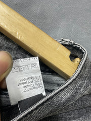 SHEIN Gray Cotton Jeans For Women Pant X Small