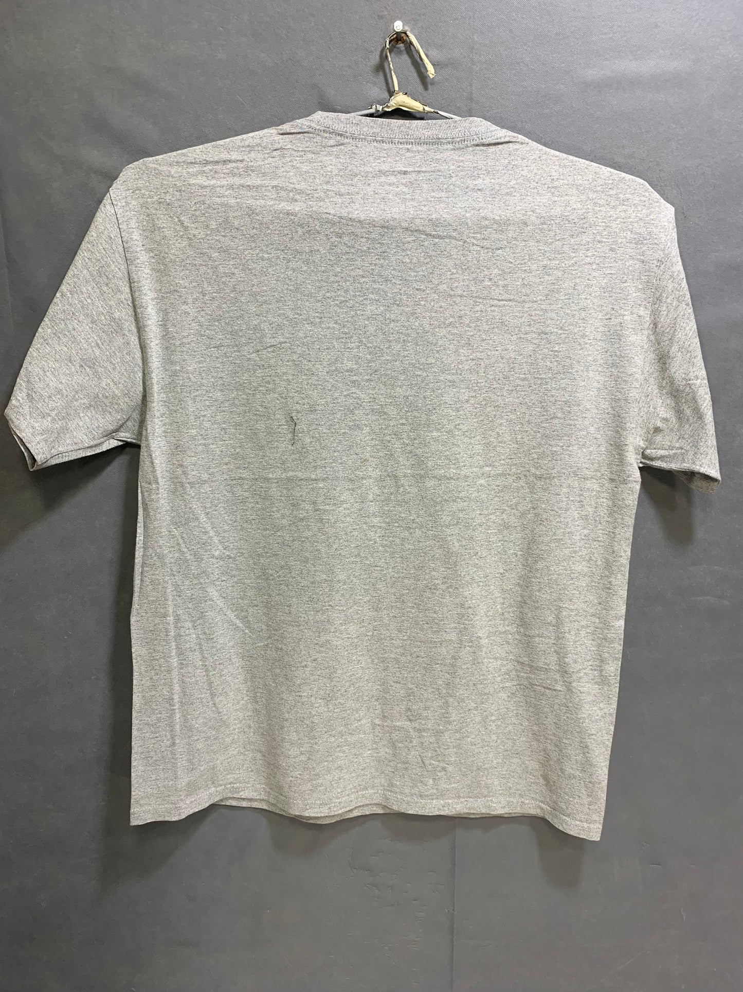 Champion Gray Cotton T Shirt For Men Small