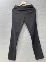REJORK Black Polyester For Women Pant X Small