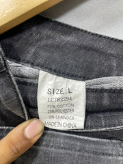 Preloved Labels Gray Denim For Women Pant Medium