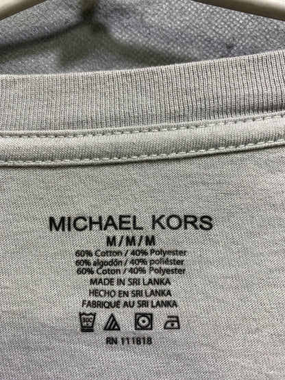 Michael Kors Luxury Maroon Cotton T Shirt For Men Medium