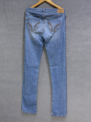Hollister Branded Original Denim Jeans For Women Pant