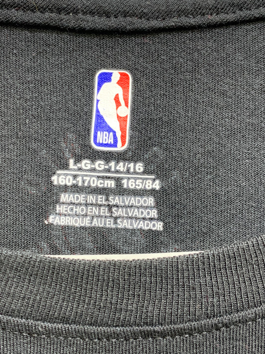 NBA Black Cotton T Shirt For Kids 14 Years