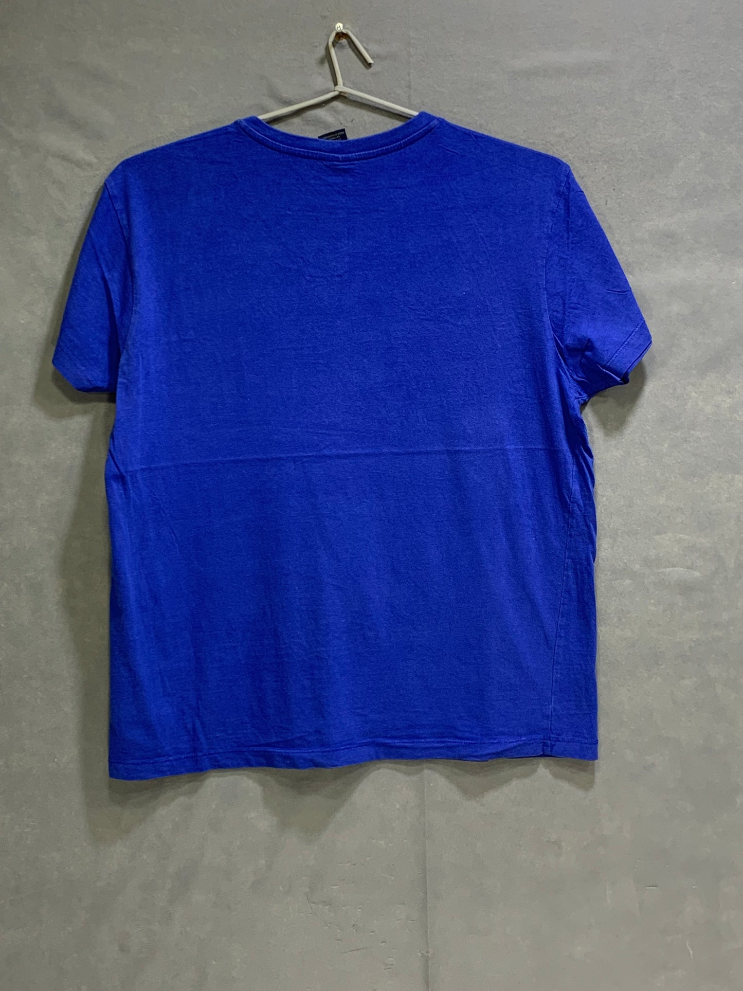 U.S Polo Assn Blue Cotton T Shirt For Men Medium