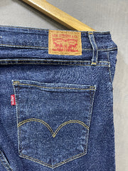 High Rise Skinny Blue Denim For Women Pant Medium