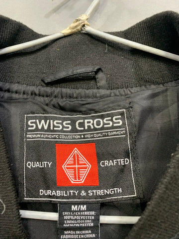 Swiss Cross Branded Original Parachute Ban Collar Jacket For Men