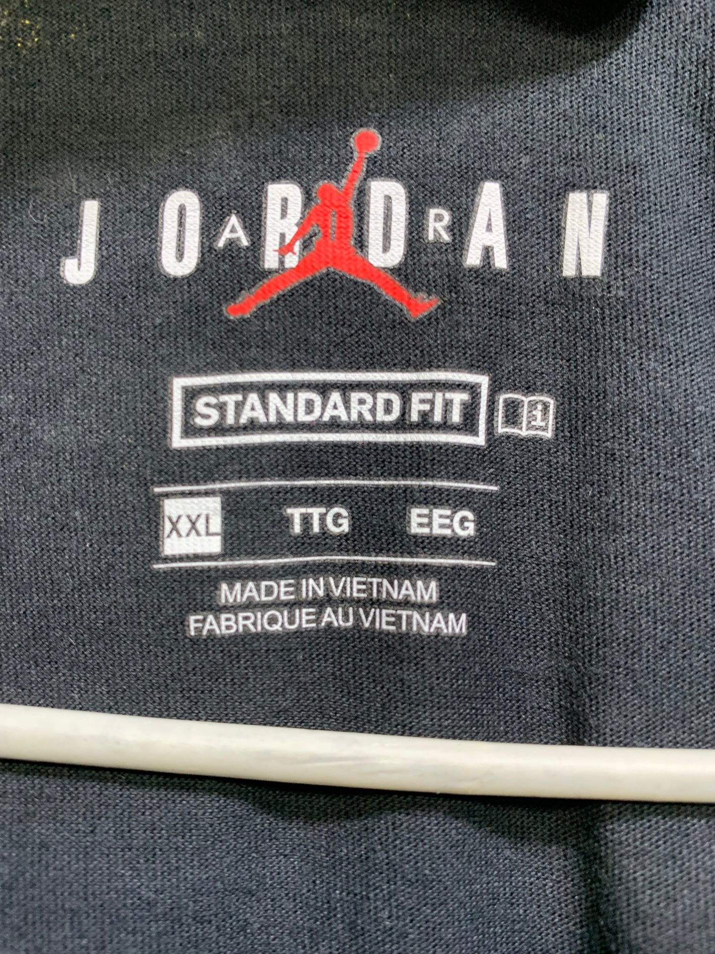 Jordan Maroon Cotton T Shirt For Men XL