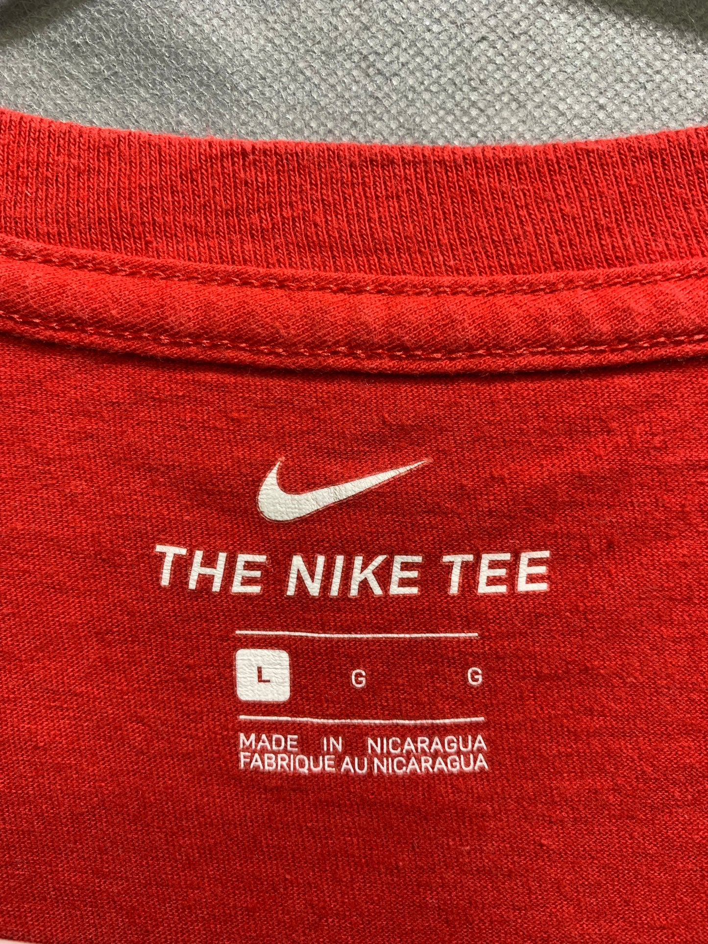 Nike Dri Fit Branded Original Red Cotton T Shirt For Men