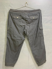 Calvin Klein Gray Cotton For Women Cargo Pant XX Large