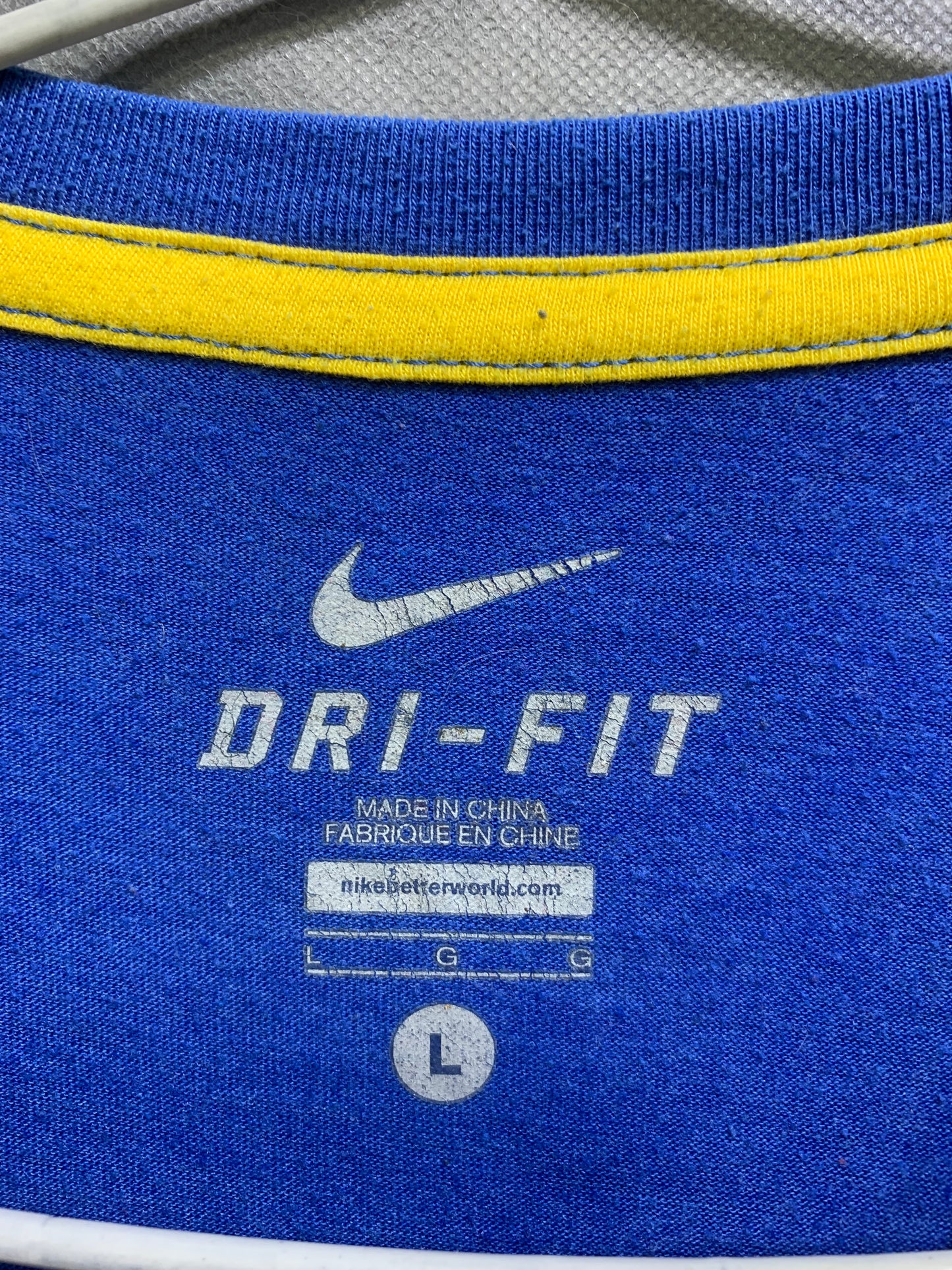 Nike Dri Fit Branded Original Blue Cotton T Shirt For Men
