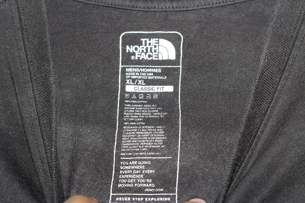 The North Face Branded Original Cotton T Shirt For Men | Preloved Labels