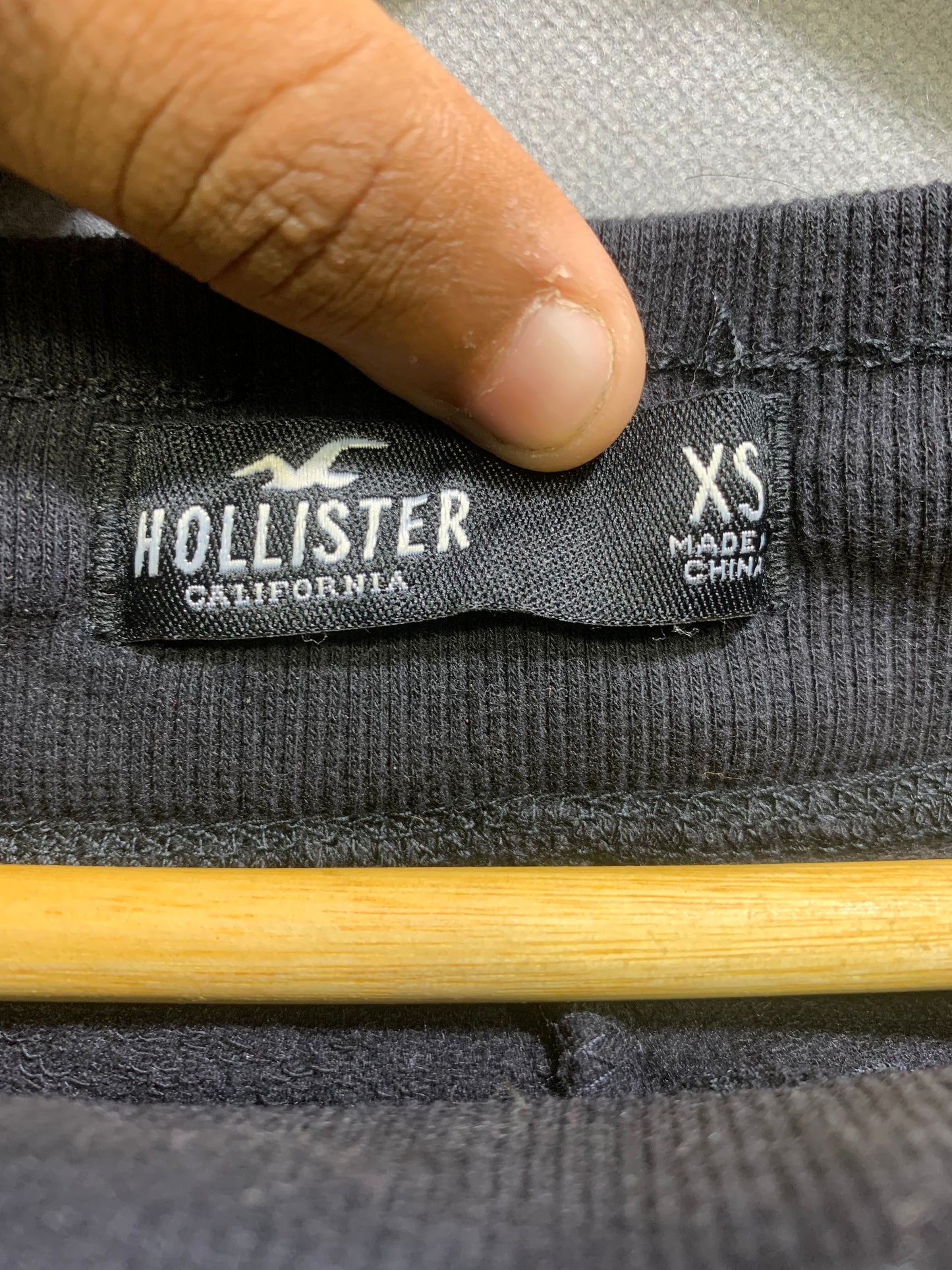 Hollister Black Sports Stretch Gym tights For Women X Small