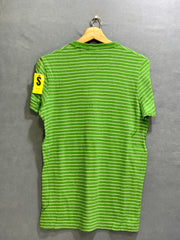 Hollister Branded Original Cotton Green & White T Shirt For Men