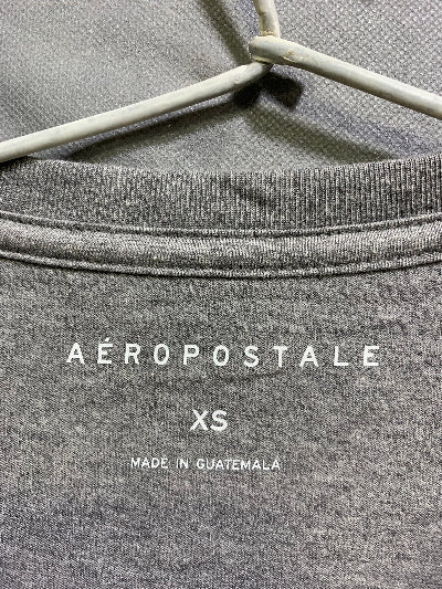 Aeropostale Branded Original Cotton Gray T Shirt For Men