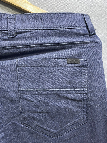 Calvin Klein Blue Cotton Jeans For Men S