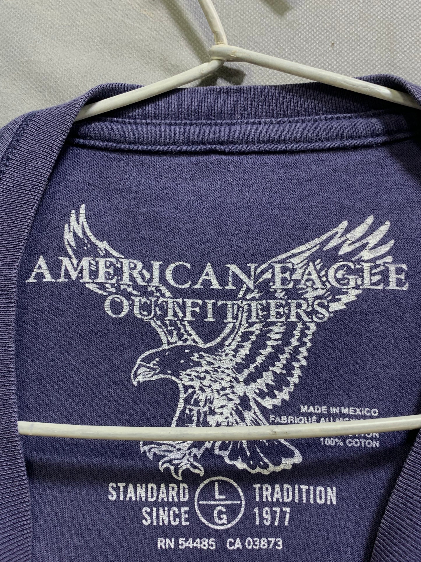 American Eagle Branded Original Red & Blue  Cotton T Shirt For Men