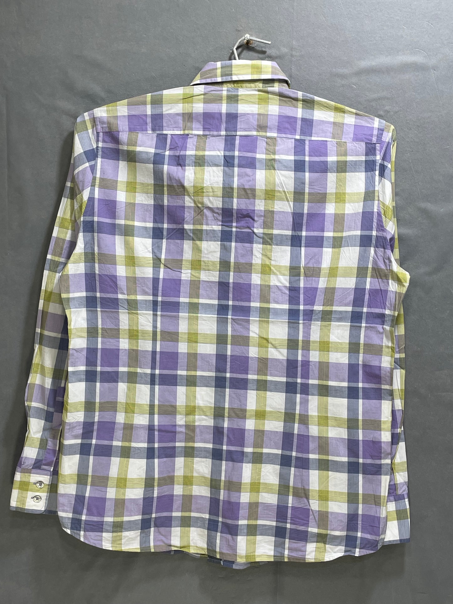 Hugo Boss Purple Cotton Shirt For Men M