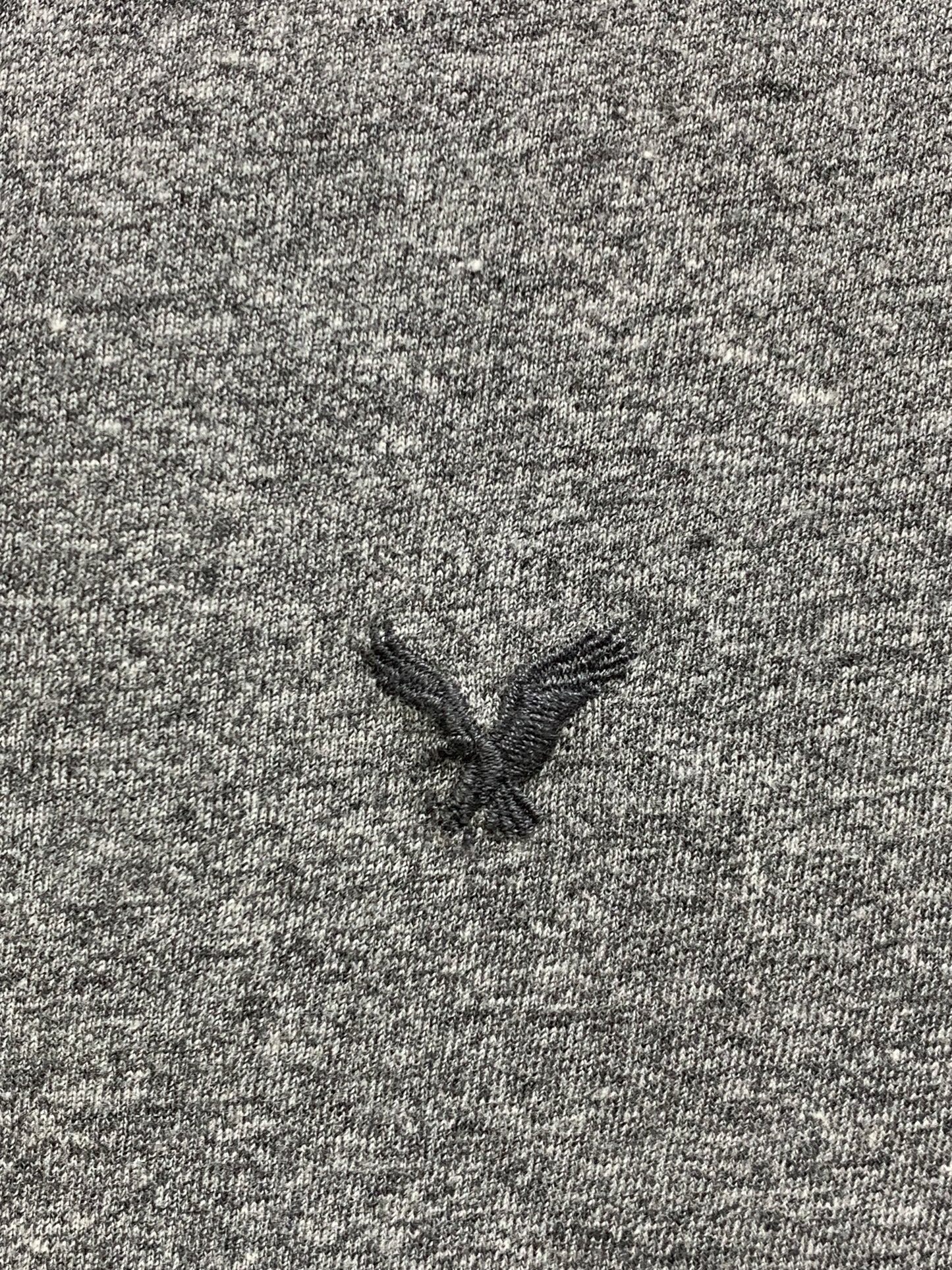 American Eagle Branded Original Gray Cotton T Shirt For Men