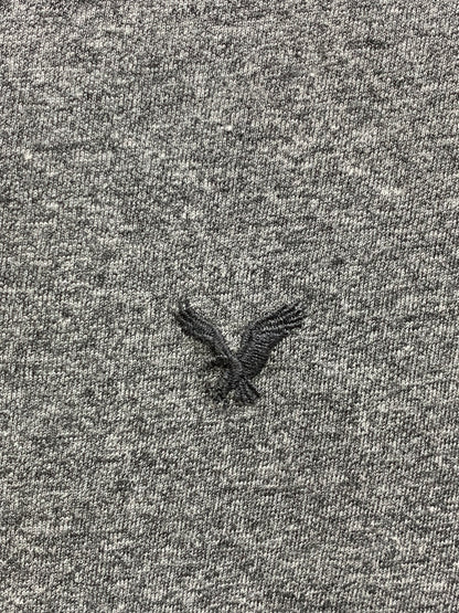 American Eagle Branded Original Gray Cotton T Shirt For Men