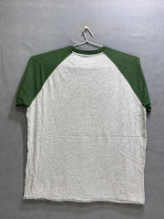 Aeropostale Branded Original Cotton Gray & Green T Shirt For Men
