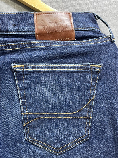 Hollister Blue Denim Jeans For Men XS