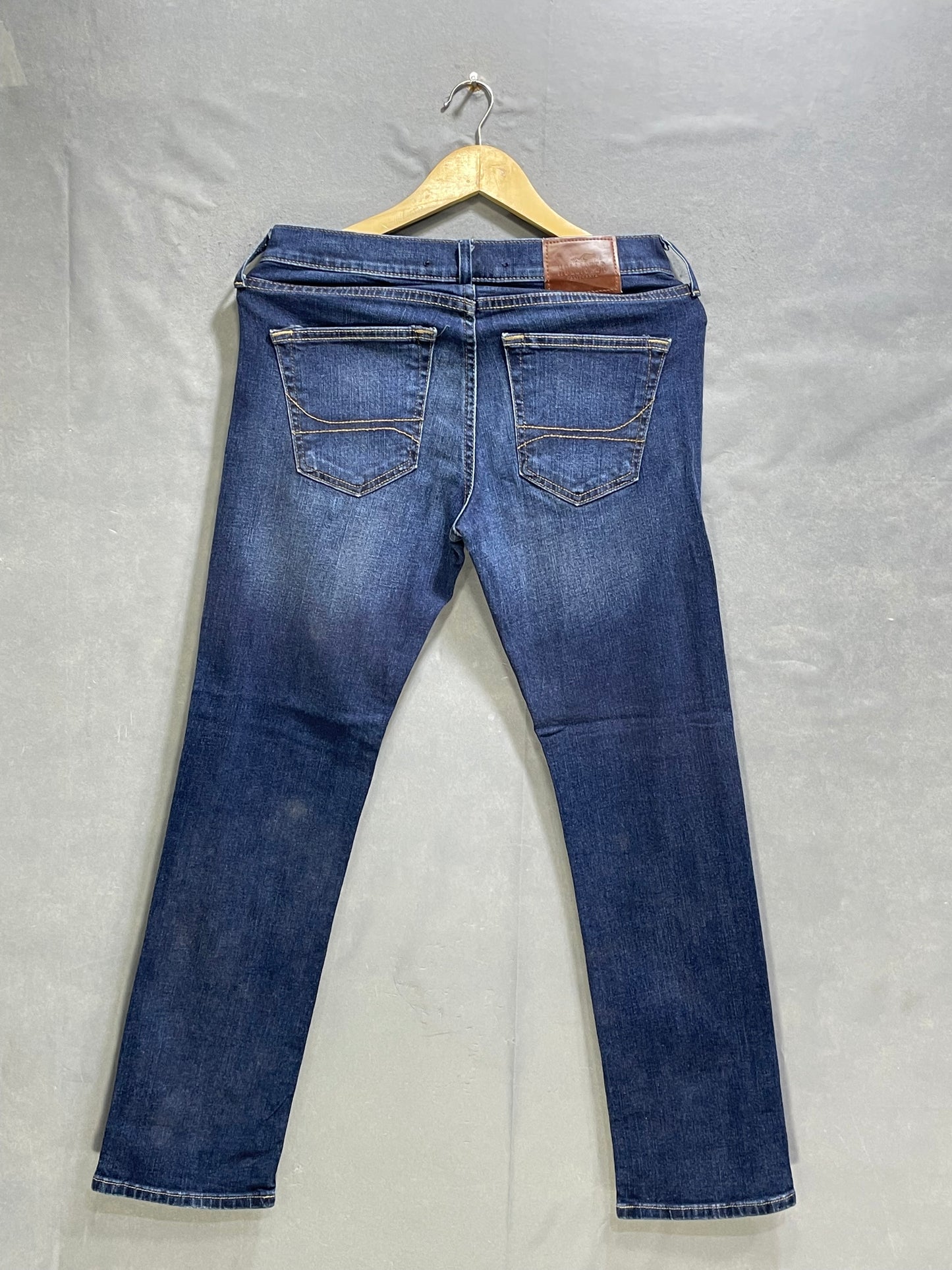Hollister Blue Denim Jeans For Men XS