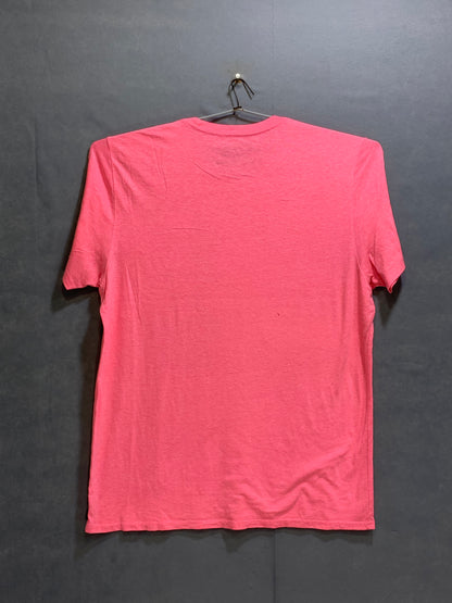 American Eagle Branded Original Pink Cotton T Shirt For Men