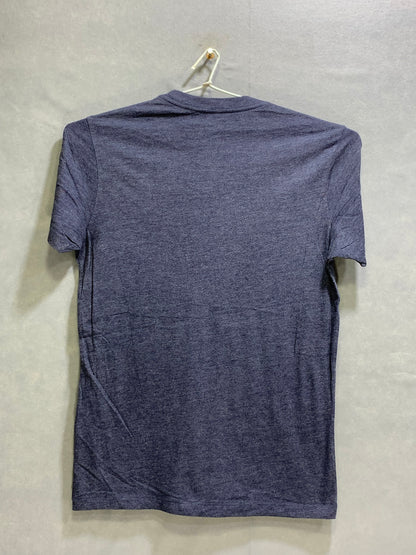 Aeropostale Branded Original Gray & Yellow Cotton T Shirt For Men