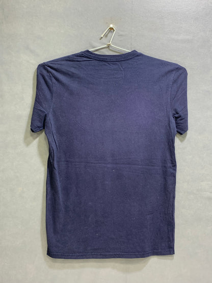 American Eagle Branded Original Blue & Orang Cotton T Shirt For Men