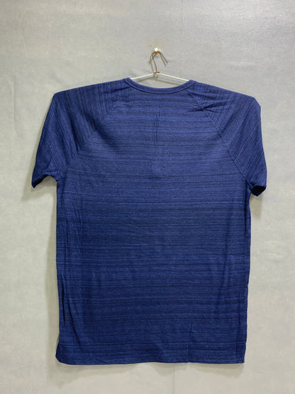 American Eagle Branded Original Deck Blue Cotton T Shirt For Men